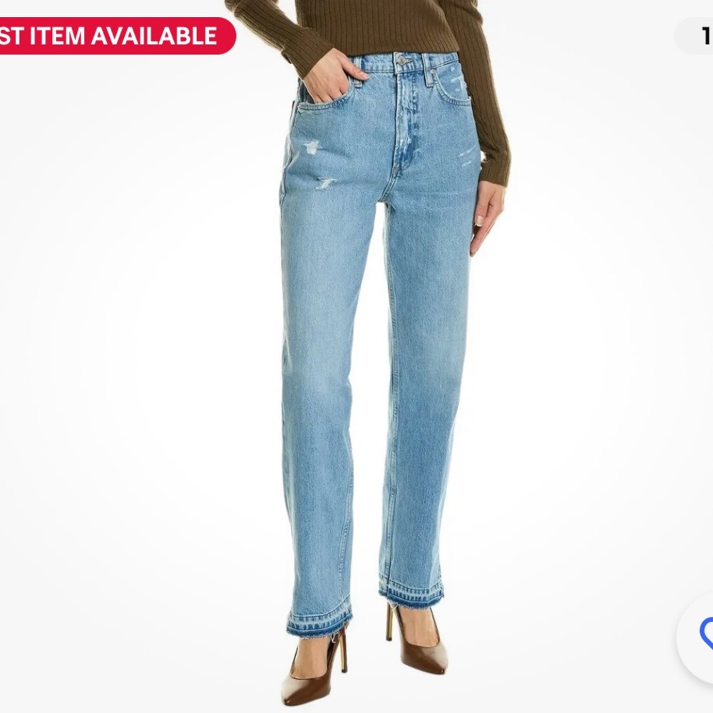 Frame le high n tight “Zona” straight jeans, size 28